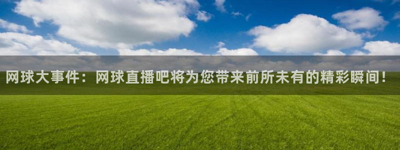 玩球直播(免费版)：网球大事件：网球直播吧将为您带来前所未有的精彩瞬间！